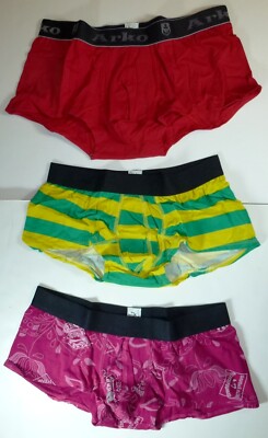 MENS TEENS DESIGNER FASHION COTTON UNDERWEAR BRIEFS SHORT NO FLY MEDIUM F110