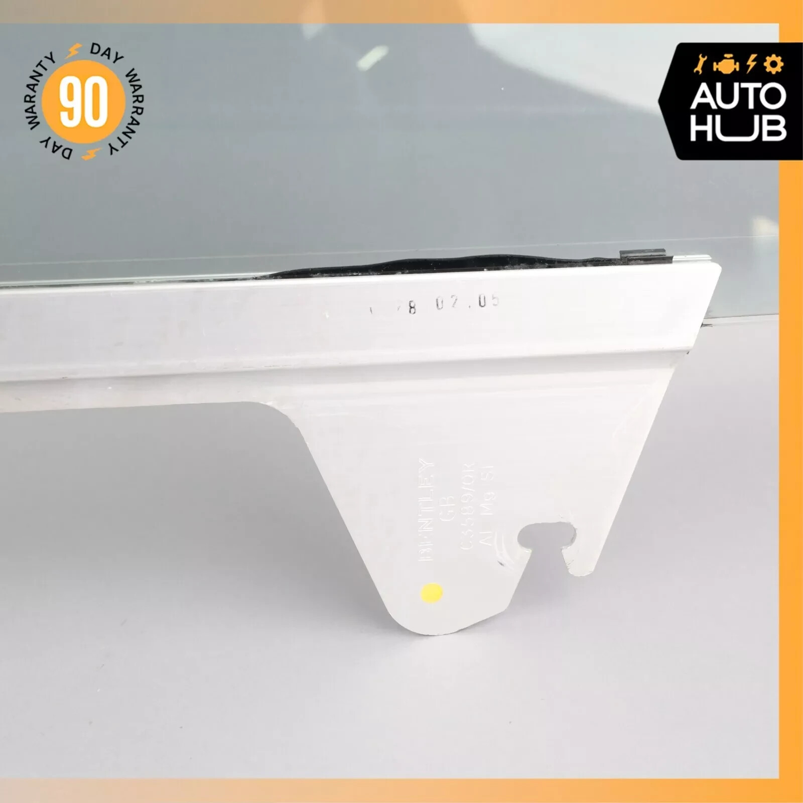 03-10 Bentley Continental GT Coupe Front Right Side Door Window Glass OEM