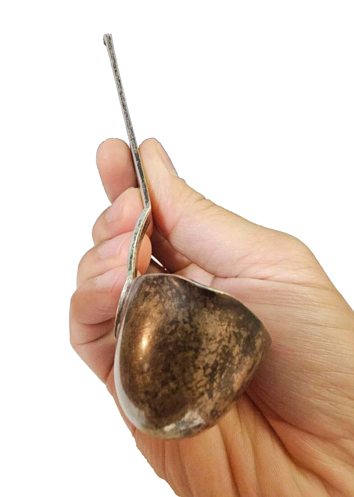 Cravy Ladle/Sauce? Georg Jensen Sterling Silver- Pyramid approx 6"-40g- READ -B5