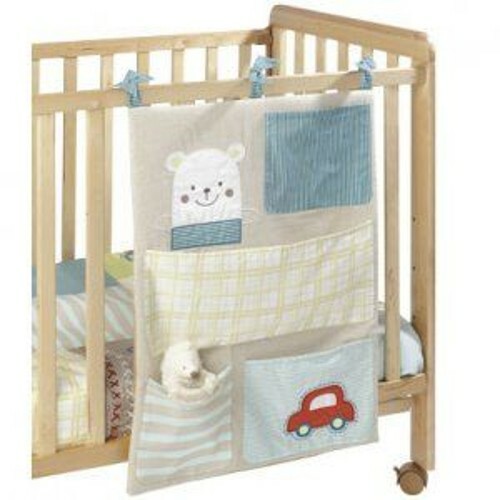 Vide poche lit bébé Milo Mentalo pour ranger couches et tétines