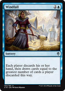 MTG Magic - Windfall - Commander 2016 Edition - Uncommon - NM