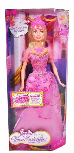 Barbie and The Three Musketeers Corinne Doll 2008 P7841 NEW - Photo 1 sur 2
