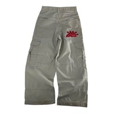 Vintage Jnco Jeans Cargo Pants Mens 29x30 Khaki Tribal Crown Big Logo Y2K Baggy