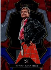 2023 Panini Select - WWE - Rowdy Roddy Piper Red & Blue Concourse #118 - Legends