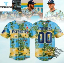 Yc Custom Somerset Patriot Hawaii 2025 Baseball Jersey