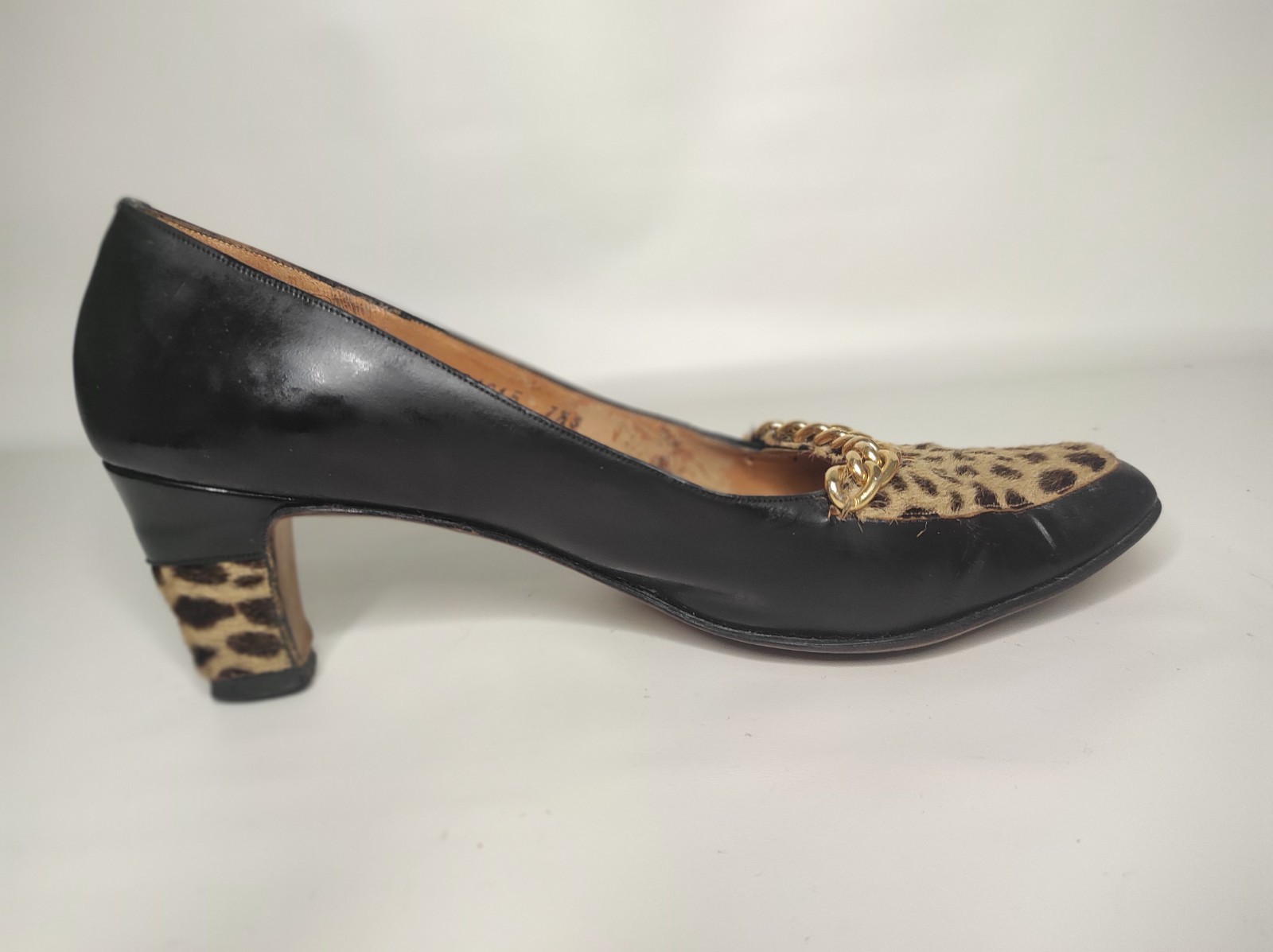 Rosina Ferragamo Schiavone 1960s Baltimore Leopard Shoes,  size 7.5 image 8