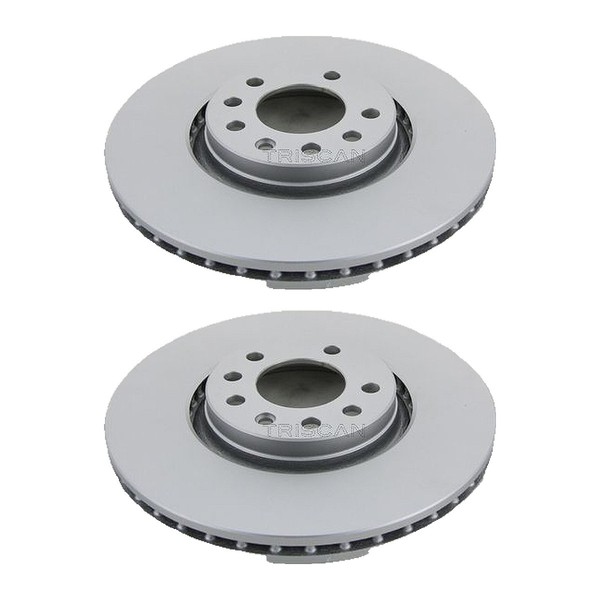 2 Bremsscheiben BelüFtet Ø 308 Mm Triscan Passend FüR U.A. Opel Zafira-image
