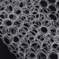 ›Fly Fishing Landing Net Clear White Soft Rubber Mesh For Trout Catch And