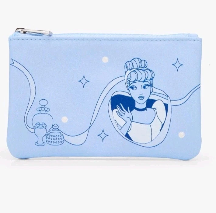 NEW! Disney Cinderella Classic Icons Cosmetic Bag Case 3 Piece Set Make Up Bag  - Image 3 of 4