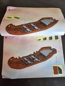 LEGO Set 6285 Manual Instructions ONLY Black Seas Barracuda 1989