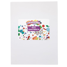 White Foam Sheets, 10 Pack, 9  X 12  Craft Foam Sheets, Easy to Cut  Bend Foam