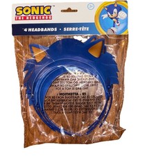 Sonic the Hedgehog Headbands 4 Count NEW Birthday Party Decor