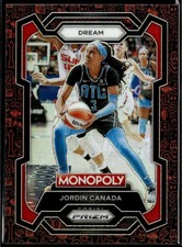 2024 Panini Prizm Monopoly WNBA #56 Jordin Canada Red Classic Icons Prizms