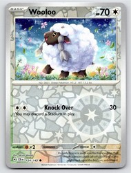 Wooloo 124/142 Common Stellar Crown Reverse Holo
