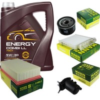 Mann Inspektionspaket 5L Mannol Energy 5W-30 FüR Nissan Micra III 1.5 Dci