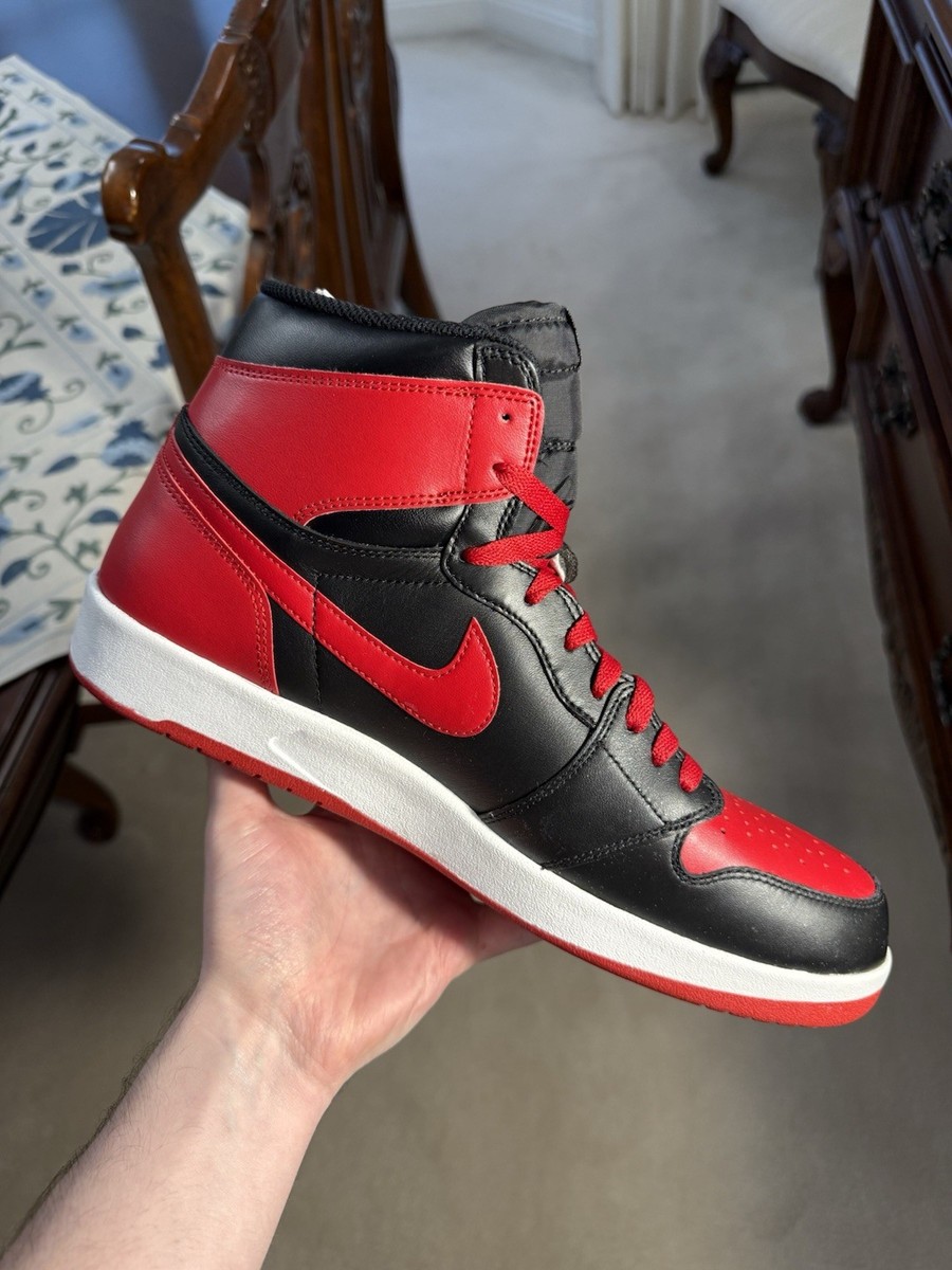 NIKE AIR JORDAN 1 ハイカット ブラック×レッド Nike Air Jordan 1 High Bred AJ1 1.5 The Return Supreme Banned