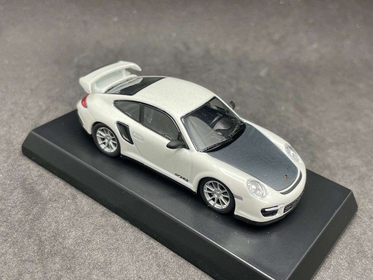 Kyosho 1/64 Porsche collection4 911 GT2 RS 997 white diecast model