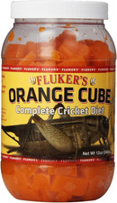 Fluker's Orange Cube Complete Cricket Gut Load Food 12 oz