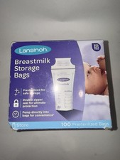 Lansinoh Breastmilk Breast Pump Storage Bag - 20470 - 100 count
