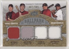 2009 Ballpark Collection Roy Oswalt Hunter Pence Carlos Lee Ivan Rodriguez xm5