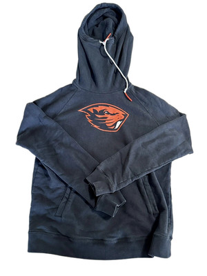 Oregon State Beavers Hoodie Mens Large Navy Nike NCAA Football Sports Pullover