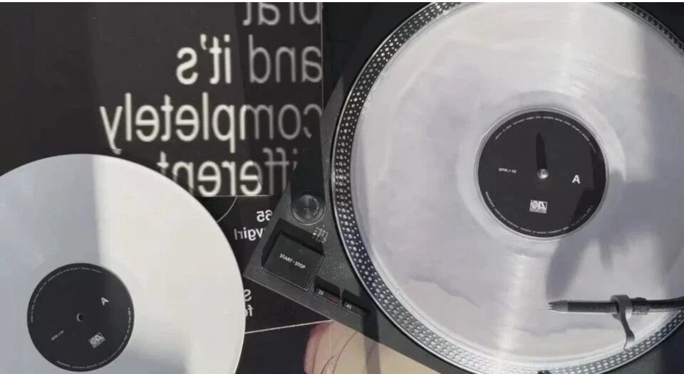 Charli XCX Brat And It’s Completely Different White Powder Filled Vinyl Record - Image 2 of 2