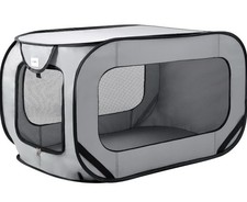 36in Portable Large Dog Bed - Pop Up Dog Kennel, Indoor Outdoor Crate