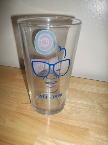 BRAND NEW HARRY CARRY BUDWEISER CUBS GLASS A MUST FOR CUBS FANS-Ships FREE - Picture 2 of 2