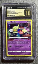 CGC Pristine 10 Pokémon Comfey Lost Origin Stamped Black Star SWSH242