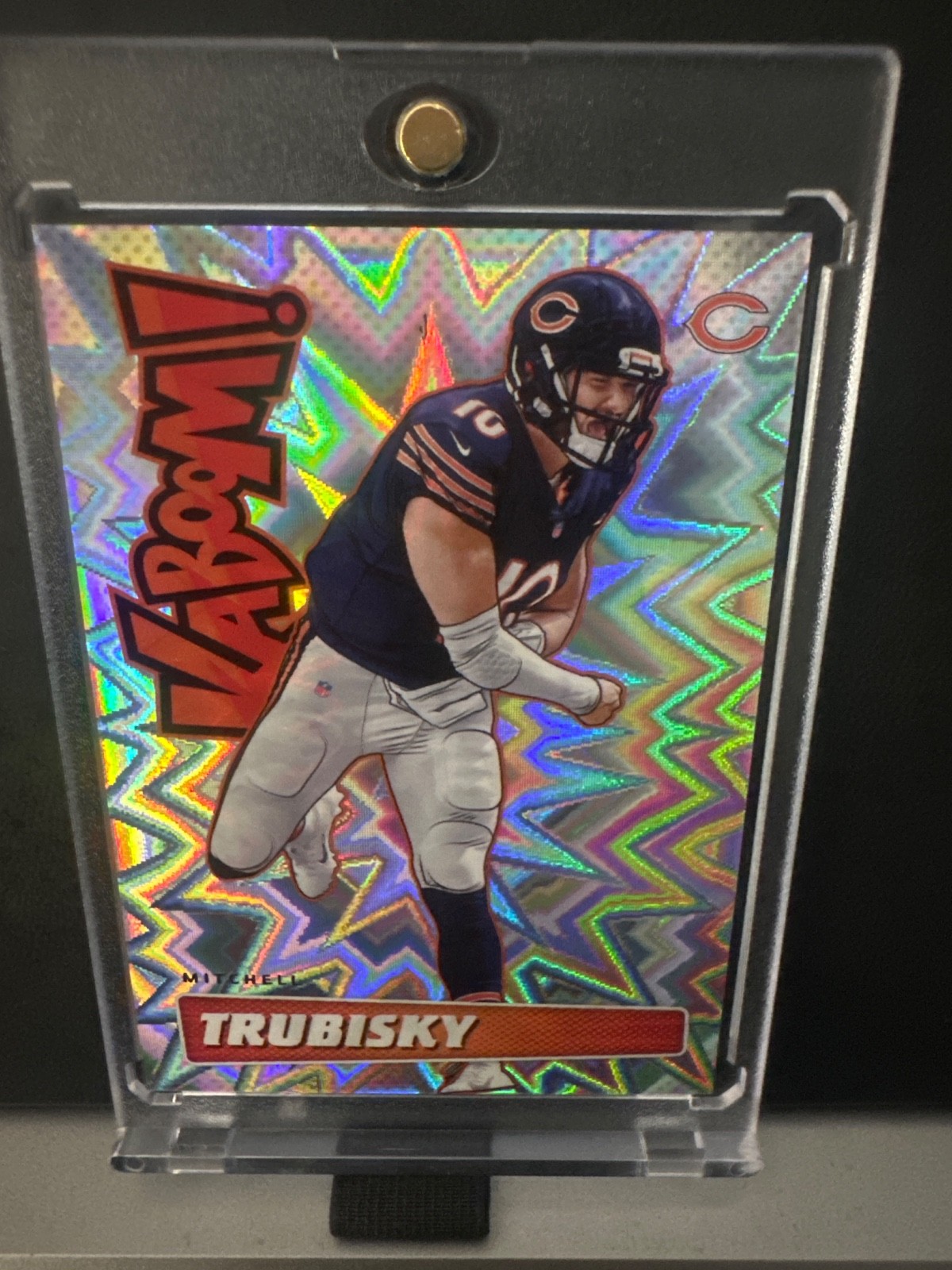 Mitchell Trubisky 2019 Absolute #K-MT Kaboom! /(SSP) RAW CLEAN! Chicago Bears
