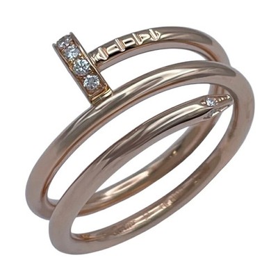 Cartier JUSTE UN CLOU Ring Diamond 750 US#6 P0073441