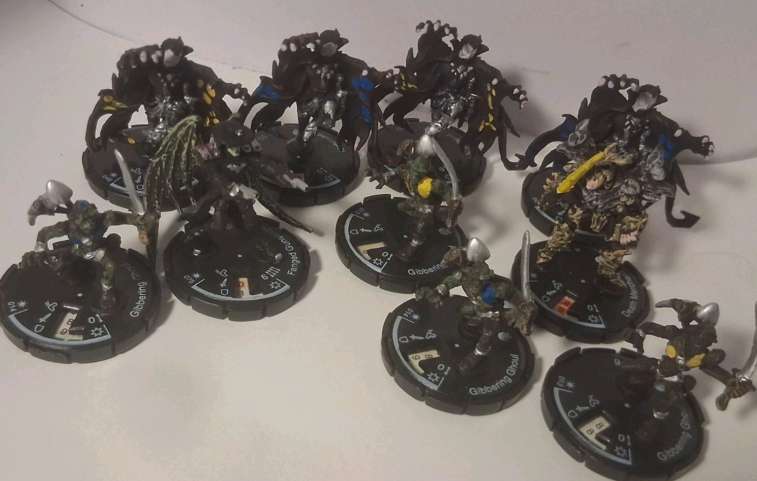 Mage Knight Sinister Lot Necropolis Figures Ghouls Night Fiends Death Merchant