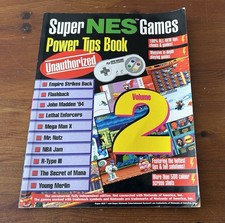 Super NES Games Power Tips Book. Vol 2 - good condition