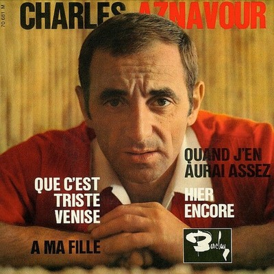 Que C'est Triste Venise | Charles Aznavour | Barclay Barclay | Schlechter Zustand