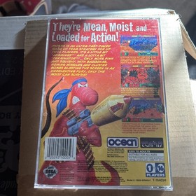 Worms (Sega Saturn 1994) Video Game Complete w/ Manual RARE