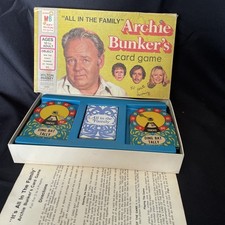 ORIGINAL Vintage 1972 Milton Bradley All in the Family Archie Bunker Card Game