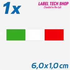 1x Italia/Italien Aufkleber Flagge 6×1 cm It...