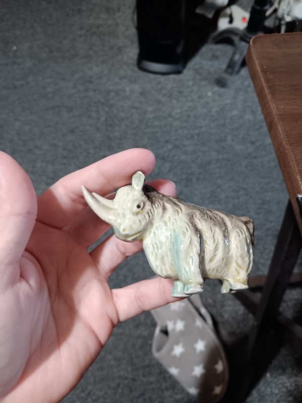 Vintage Rhino Porcelain Made In Japan