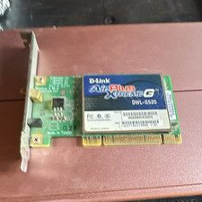 D-Link AirPlus Xtreme G DWL-G520 802.11g PCI Wireless Adapter Card 54 Mbps