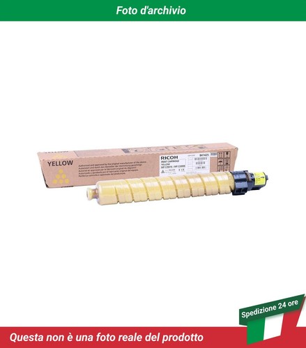 841125 Ricoh Aficio MP C2800 Cartuccia del Toner Giallo