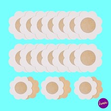 BEIFON Women's Adhesive Body Covers, Set of 15 Pairs, Skin Tone, One Size