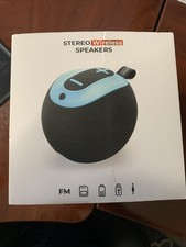 Portable Bluetooth Wireless Speaker Waterproof, Stereo USB, Bass TF FM Radio