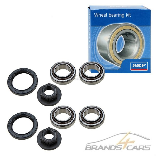 2X SKF Radlager Satz Radlagersatz Hinten FÜR Ford Fiesta 4 JA 95-02 KA RB 96-08-image