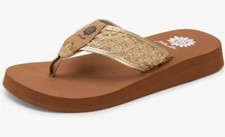 Yellow Box Women's Farisa Flip Flop in Natural-LOOK  NICE SANDAL  