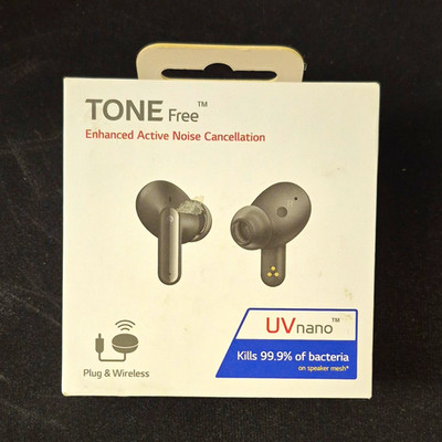 LG TONE Free TONE-FP9 True Wireless Bluetooth In-Ear Earbuds Black ANC