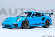 AUTOart 78182 1:18 Porsche 911 (991.2) GT3 RS Riviera Blue Diecast Model New