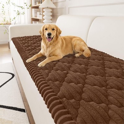 Couch Cover Dogs Washable Non Slip Fuzzy Pet Sofa Protector 27.6 x82.7 Smiry