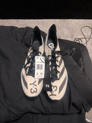 adidas Y-3 Adizero Prime SP Track Spike Running Sprinting Beige/Black