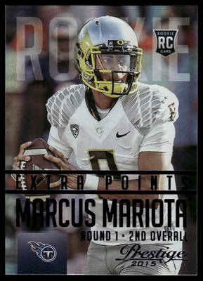 2015 Panini Prestige #264 Marcus Mariota Extra Points Blue