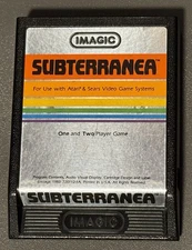 SUBTERRANEA Atari 2600 Imagic RARE Cartridge Only TESTED